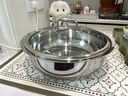輝衛六（Phiroveyya）316不銹鋼和面盆家用廚房洗菜盆加厚涮肉湯鍋火鍋盆發(fā)面揉面盆 28cm帶蓋（2.3厚三層鋼）/無(wú)硅膠 曬單實(shí)拍圖