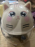 綠源電動(dòng)車(chē)兒童頭盔25年新品3-6歲夏季可愛(ài)男女孩安全帽電動(dòng)車(chē)頭盔寶寶3-12歲3c認證 呆萌貓 曬單實(shí)拍圖