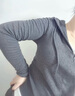 班尼路假兩件收腰兩件套女2025年初秋女裝套裝時(shí)尚舒適高彈修身一整套 深麻灰#純色 L 【舒適透氣】 曬單實(shí)拍圖