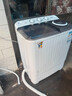 小鴨牌洗衣機半自動雙桶雙缸家用大容量小型租房宿舍波輪脫水甩干兩用雙杠省電老式強動力易操作以舊換新 18.5公斤【洗12+脫6.5｜強勁電機終身聯(lián)?！?曬單實拍圖