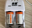 倍量 CR2充電電池CR15H270充電器套裝3V鋰電池適用于拍立得電池mini25富士相機 雙槽智能充電器+2節CR2鋰電池【800mWh】 曬單實(shí)拍圖