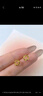 中國黃金（CHINA GOLD）織夢(mèng)網(wǎng)黃金耳釘女999足金新年情人節禮物送女朋友老婆 金重約：1g 織夢(mèng)網(wǎng)黃金耳釘 曬單實(shí)拍圖