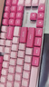 CHERRY櫻桃 KC200機械鍵盤(pán) 辦公游戲兩用鍵盤(pán) 電腦鍵盤(pán)機械 粉色拼色客制化鍵盤(pán)  PBT鍵帽 有線(xiàn)鍵盤(pán) 茶軸 曬單實(shí)拍圖