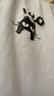 名創(chuàng)優(yōu)品（MINISO）短袖男純棉休閑寬松夏季圓領(lǐng)百搭青少年潮流半袖t恤 白 XL 曬單實(shí)拍圖