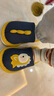 冬季兒童棉拖鞋男孩秋冬男童卡通恐龍防滑可愛(ài)保暖女寶寶室內拖鞋 藏青 28/29碼(適合腳長(cháng)18/19cm) 曬單實(shí)拍圖