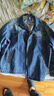 杰克·瓊斯（JACK&JONES）男裝春季牛仔外套男潮流立領(lǐng)寬松休閑上衣藍色拉鏈復古夾克 E39中藍牛仔 常規 3XL （195） 曬單實(shí)拍圖