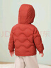 巴拉巴拉兒童羽絨服女童男童2025年冬季寶寶輕薄保暖外套上衣萌趣男寶女寶 紅色小熊仔61003-白鴨絨 120 (充絨量42g) 曬單實(shí)拍圖