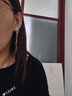Qlady流蘇耳環(huán)女長(cháng)款氣質(zhì)高級感耳線(xiàn)2025新款銀針耳飾耳釘生日禮物 曬單實(shí)拍圖