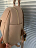 啵迪松鼠高級質(zhì)感2025新款雙肩包多功能百搭高顏值大容量外出背包 杏卡 曬單實(shí)拍圖