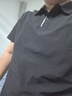 迪桑特（DESCENTE）韓國版男款戶(hù)外速干POLO衫SP211XPS41 黑色 2XL （170-190斤） 曬單實(shí)拍圖