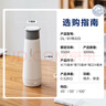 東菱（Donlim）便攜燒水壺電熱水杯家用旅行燒水杯小型沖奶防燙辦公室保溫杯 DL-B1棉云白 曬單實(shí)拍圖