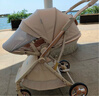 酷貝樂(lè )（coballe）嬰兒推車(chē)輕便遛娃神器新生兒嬰兒車(chē)0-3歲用折疊可坐可躺帶減震 香檳金【4代】 曬單實(shí)拍圖