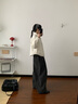森馬（Semir）棉服女輕薄oversize松弛感2025冬新款翻領(lǐng)肌理花苞棉衣少女感 奶白10536（特大寬松款介意可拍小一碼） S 曬單實(shí)拍圖