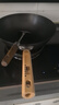 中康有鈦無(wú)涂層不粘鍋精鐵鍋炒鍋家用明火電磁爐燃氣灶通用炒菜鍋32cm 曬單實(shí)拍圖