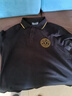 VERSACE JEANS COUTURE 奢侈品男裝純色徽標純棉短袖polo衫保稅倉發(fā) 78GAGT00CJ01 黑色 2XL 曬單實(shí)拍圖