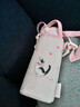 膳魔師（THERMOS）小學(xué)生316L不銹鋼吸管杯安全鎖扣幼兒園兒童開(kāi)學(xué)水杯460ml 粉 曬單實(shí)拍圖