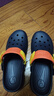 AMOJI日本洞洞鞋男女休閑鞋戶(hù)外運動(dòng)涼鞋外穿拖鞋厚底防滑防水情侶情侶 深藍色/橘黃色 Navy 42 (260mm) 曬單實(shí)拍圖
