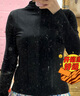森馬（Semir）長袖T恤女冬半高領(lǐng)發(fā)熱抑菌純色修身上衣顯瘦打底衫101724101005 曬單實(shí)拍圖