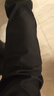 羅蒙（ROMON）休閑褲男秋冬季加絨保暖中青年寬松通勤商務(wù)長(cháng)西褲子厚 黑33 曬單實(shí)拍圖