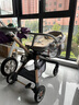 婧麒【全新升級】婧麒嬰兒推車可坐可躺可折疊高景觀輕便雙向遛娃神器 灰色;豪華款【十重好禮】 曬單實拍圖