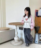 G.duck小黃鴨女童春裝套裝2025新款大童洋氣時髦兒童炸街衛(wèi)衣女孩牛仔褲 黑色衛(wèi)衣+牛仔褲 均碼 130cm 曬單實拍圖