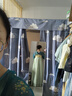 重回漢唐春辰錦原創(chuàng  )唐制復原齊胸襦裙套裝披帛漢服女裝 上藍下綠齊胸套裝/現貨 L 165 曬單實(shí)拍圖