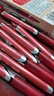 百樂(lè )（PILOT）BXRT-V5開(kāi)拓王按動(dòng)紅色中性筆0.5mm簽字筆商務(wù)水筆學(xué)生考試刷題筆高顏值文具套裝 12支 曬單實(shí)拍圖