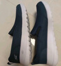 斯凱奇（Skechers）男鞋春季一腳蹬透氣健步鞋舒適休閑鞋緩震低幫懶人 海軍藍色/NVY 41 曬單實(shí)拍圖