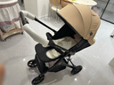 Baby boat貝舟B5嬰兒車(chē)雙向輕便折疊高景觀(guān)新生寶寶可坐躺0-3歲遛娃手推車(chē) 95%媽媽選擇 5代 雅致咖 新生兒護脊【PU輪胎更避震】 曬單實(shí)拍圖