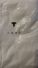 拇指白小T【可機(jī)洗拒水鵝絨T】秋冬男女羽絨保暖T恤上衣打底衫 男皓白 M 曬單實(shí)拍圖