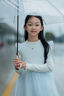 巴拉巴拉【商場(chǎng)同款】童裝兒童連衣裙女童2025秋冬新款針織網(wǎng)紗裙 藍色調00388 150 曬單實(shí)拍圖