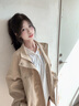 Shelley Jones美式復古pu皮衣外套男士秋季新款寬松潮流高級感痞帥夾克上衣服裝 黑色 XL [建議125-135斤] 曬單實(shí)拍圖