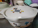 泥火匠陶瓷小斑馬如意湯鍋2700ml釉中彩寬口淺砂鍋明火燉湯菜煲蓮姐同款 曬單實(shí)拍圖