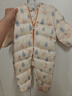 英氏（YEEHOO）兒童羽絨服秋冬納米抗菌輕薄款嬰兒羽絨服連體衣超韌絨 林中雪人 80 cm-充絨量44g-建議9-18個(gè)月 曬單實(shí)拍圖