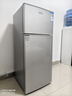 長(cháng)城（GREAT WALL FRIDGE）家用迷你小冰箱小型冷凍冷藏保鮮宿舍出租房辦公室節能省電雙開(kāi)門(mén)電冰箱 銀色119L【一級能效 全國聯(lián)?！?曬單實(shí)拍圖