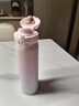 膳魔師（THERMOS）保溫杯316鋼500ml男女士水杯學(xué)生教師節禮物JNL-500S漸變初桃粉 曬單實(shí)拍圖