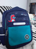 Edison小學(xué)生書(shū)包男1-3年級輕便反光多隔層校園兒童背包 2391-1藍綠色 曬單實(shí)拍圖