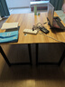 雅美樂(lè )電腦桌臺式 辦公桌書(shū)桌學(xué)習桌子工作臺 家用臥室出租屋電競長(cháng)條桌 曬單實(shí)拍圖