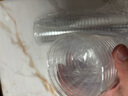 潔日邦一次性航空杯200ml*50只臺階式食品級透明加厚家用水晶太空杯 曬單實(shí)拍圖