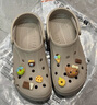 卡駱馳（CROCS）洞洞鞋貝雅男鞋女鞋輕便耐磨一腳蹬拖鞋休閑鞋|10126 卵石色-2V3 36 /37(220mm) 曬單實拍圖