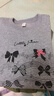 茵曼（INMAN）童裝女童套頭衛衣蝴蝶結印花秋季兒童中大童圓領(lǐng)休閑上衣 花灰色 150 曬單實(shí)拍圖