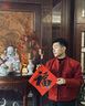 聲猴西裝外套男春秋新款新中式男裝休閑西服立領(lǐng)短款雅痞墊肩夾克套裝 黑西服+黑毛衣+黑色西褲 XL 曬單實(shí)拍圖