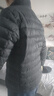 鴨鴨（YAYA）輕薄羽絨服男2025新款秋冬季立領(lǐng)保暖男士短款運動(dòng)百搭外套 黑色 XL (建議155-170斤) 曬單實(shí)拍圖