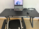 皆客電腦桌臺式電競桌子雙人游戲桌椅家用辦公桌書(shū)桌工作臺學(xué)習寫(xiě)字桌 破價(jià)福利【碳纖黑140*60】 曬單實(shí)拍圖
