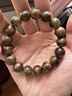 胖東來(lái)品質(zhì)保真天然野生沉香文萊虎皮蛇皮紋佛珠手串13mm九分沉水 實(shí)物編號：CW13008 曬單實(shí)拍圖