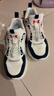 安德瑪（Under Armour）男女童跑步鞋休閑運動(dòng)鞋秋冬耐磨閃穿跑鞋2441303 白/藍 37.5碼  曬單實(shí)拍圖