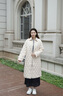 波司登25年羽絨服女士秋冬鵝絨輕薄翻領(lǐng)修身超長(cháng)款商務(wù)通勤外套 曬單實(shí)拍圖