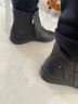 拔佳時(shí)裝靴女2024秋新款軟底舒適短筒靴AKG40DD4 黑色（羊皮） 37 曬單實(shí)拍圖