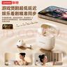 聯(lián)想（Lenovo）藍(lán)牙耳機(jī)2025最新款超長續(xù)航半入耳式聯(lián)想正品5.4通話降噪無線耳機(jī)運(yùn)動游泳音樂游戲 櫻花白|8月金標(biāo)頂配|天籟之音 曬單實(shí)拍圖