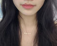 老鳳凰金店款滿(mǎn)天星項鏈女輕奢鎖骨鏈2025新款小眾設計百搭配飾 金色 曬單實(shí)拍圖